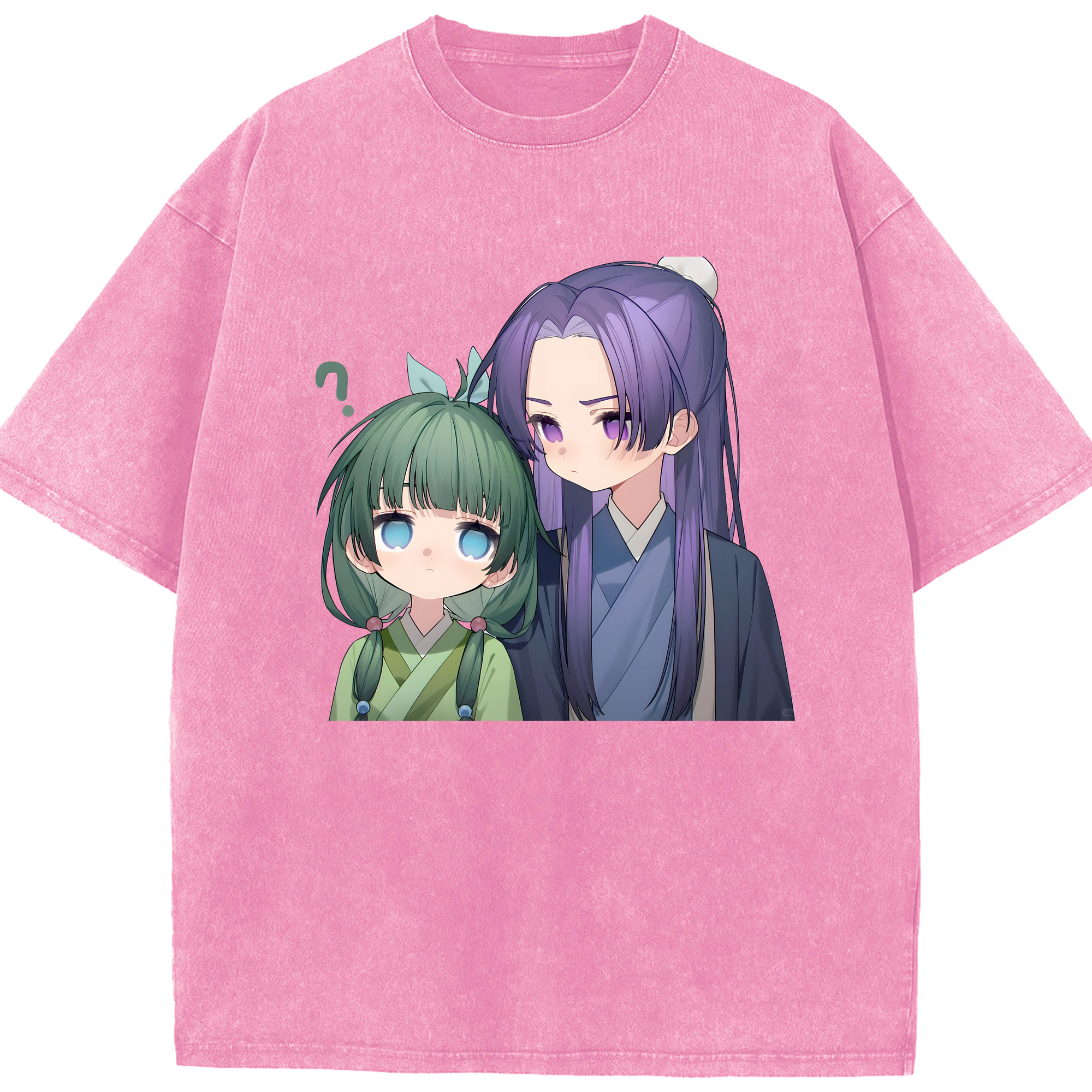 （画像用） 薬屋のひとりごと The Apothecary Diaries 綿100% ヴィンテージ風 半袖Tシャツ（フロントプリント）